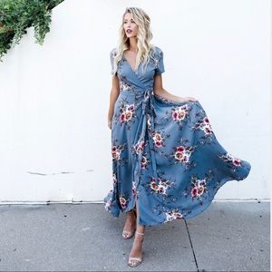 Vivienne Wrap Maxi Dress